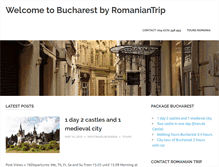 Tablet Screenshot of infotravelromania.com